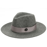 Pink Wool Fedora Hat