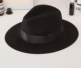 Pink Wool Fedora Hat