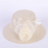 Silk Wrapped Yarn Big Hat