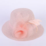 Silk Wrapped Yarn Big Hat