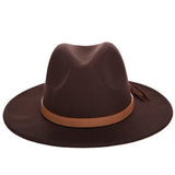 Classical Wide Brim Men Fedora Hat