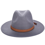 Classical Wide Brim Men Fedora Hat