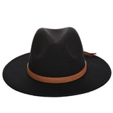 Classical Wide Brim Men Fedora Hat