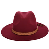Classical Wide Brim Men Fedora Hat