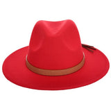 Classical Wide Brim Men Fedora Hat