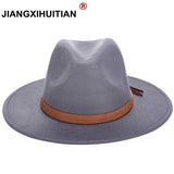 Classical Wide Brim Men Fedora Hat