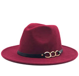 Winter Fashion Wool Fedora Hat