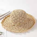 Wide Brim Straw Sun Hat