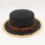 Flat Top Straw Hat