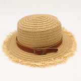 Flat Top Straw Hat