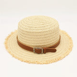 Flat Top Straw Hat