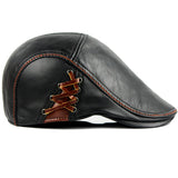 Men's Leather Baseball Cap
