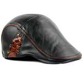 Men's Leather Baseball Cap
