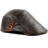 Men's Leather Baseball Cap