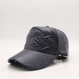 Leather Hip Hop Cap