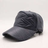 Leather Hip Hop Cap