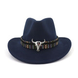 Solid Color Western Cowboy Hat