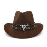 Solid Color Western Cowboy Hat