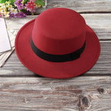 Solid Color Fedora Hat