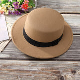 Solid Color Fedora Hat