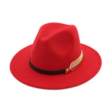Red Fedoras Hat