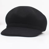 Octagonal Adjustable Wool Beret