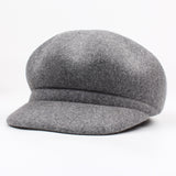 Octagonal Adjustable Wool Beret