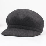 Octagonal Adjustable Wool Beret