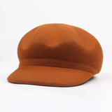 Octagonal Adjustable Wool Beret